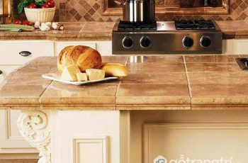 Gạch ốp đảo bếp giúp bạn bắt kịp xu hướng thiết kế nội thất 2018