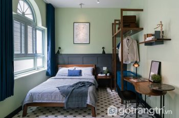 Không gian nội thất nhà ở 36 m2 rộng gấp đôi sau khi hoàn thiện