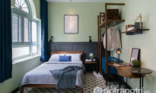 Không gian nội thất nhà ở 36 m2 rộng gấp đôi sau khi hoàn thiện