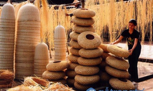 Khám phá nét độc đáo của làng nghề đan lát Bao La, Quảng Điền, Huế