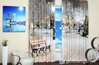 Rèm cửa sổ phòng khách đẹp ngất ngây mà ai cũng bị mê hoặc