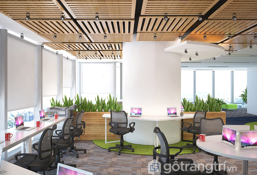 PHONG CÁCH ECO TRONG THIẾT KẾ KHÔNG GIAN NỘI THẤT VĂN PHÒNG &MDASH; GỖ TRANG TRÍ