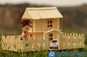 Khéo tay hay làm: Hướng dẫn cách làm nhà gỗ mini cực đơn giản