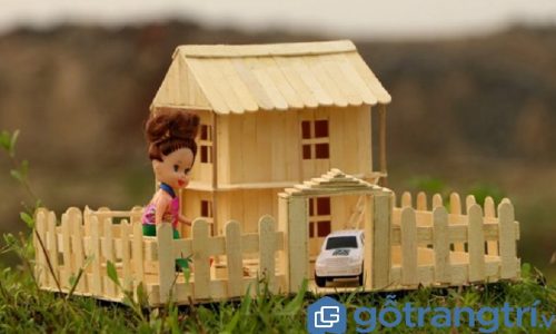 Khéo tay hay làm: Hướng dẫn cách làm nhà gỗ mini cực đơn giản