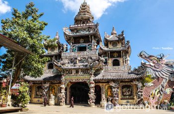 Chùa Linh Phước - Công trình kiến trúc đậm đà bản sắc Á Đông