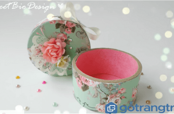 Hướng dẫn học cách làm hộp quà độc đáo bằng lõi cuộn băng dính
