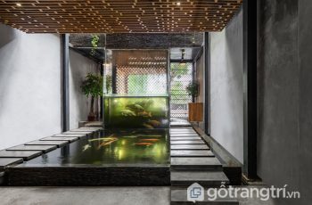 Quán cà phê xây bằng ngói - Công trình nhà phố đoạt giải quốc tế
