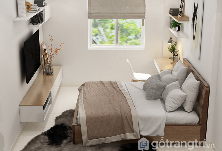 Căn phòng được thiết kế với đầy đủ tiện nghi