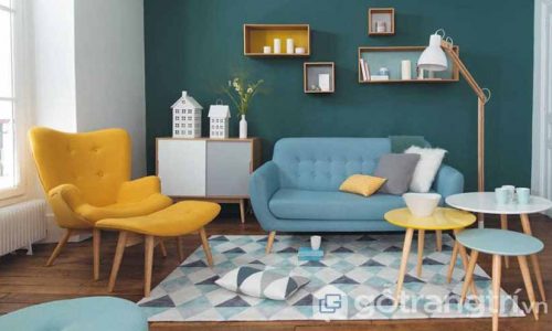 Biến hóa nội thất phòng khách với phong cách Retro hoài cổ