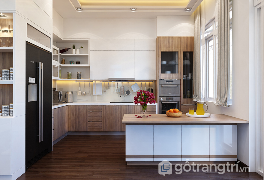Thiết kế đảo bếp gia tăng sự tiện nghi cho khu vực nấu nướng