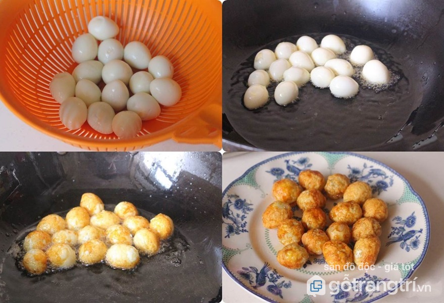 CÁCH LÀM TRỨNG CÚT SỐT CHUA NGỌT ĐẬM ĐÀ, THƠM NỨC MŨI &MDASH; GỖ TRANG TRÍ