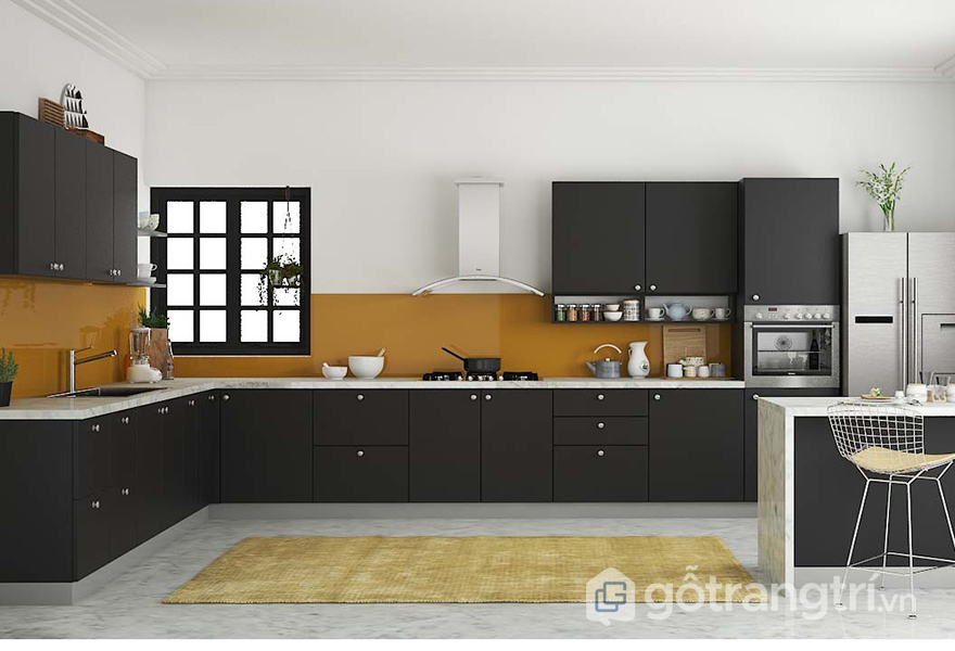 Gian bếp dễ dàng được nới rộng hơn