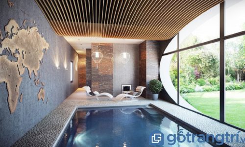 Thiết kế bể bơi mini trong nhà - ý tưởng làm mới không gian sống độc đáo