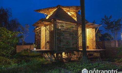 Chiêm ngưỡng ngôi nhà bằng Tre có tính ứng dụng cao ở Hà Nội