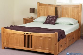các mẫu giường ngủ bằng gỗ đẹp