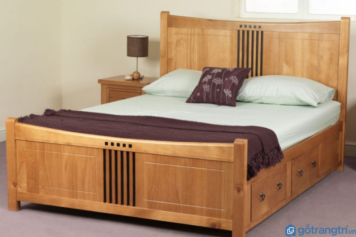 các mẫu giường ngủ bằng gỗ đẹp