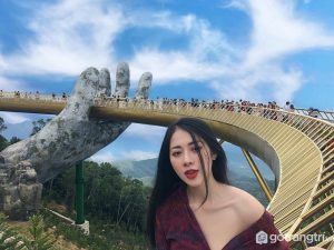 Chiêm ngưỡng đôi bàn tay khổng lồ nhấc bổng cây cầu vàng ở Đà Nẵng | Gỗ Trang Trí