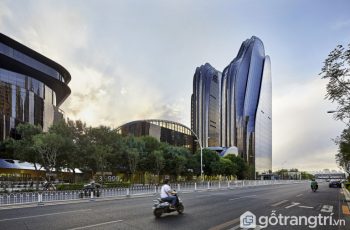 Khám phá kiến trúc độc đáo của tổ hợp công trình Chaoyang Park Plaza
