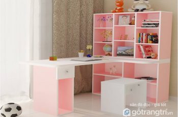 Tổng hợp những mẫu bàn học đẹp cho bé gái "hot" nhất hiện nay