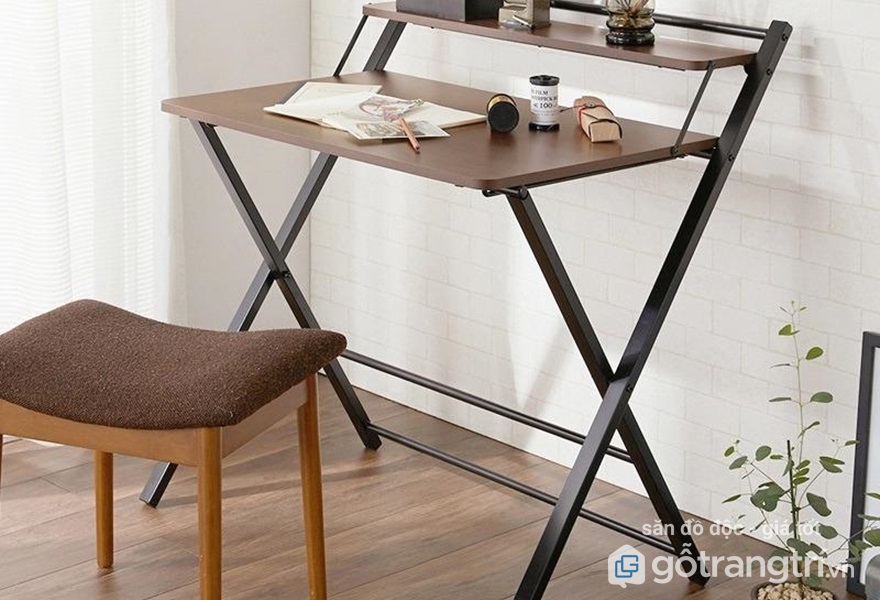 Bàn làm việc xếp thông minh tiện dụng