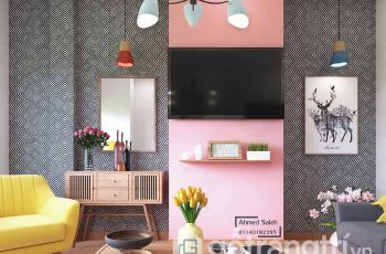 Đẹp “rụng rời” trước phong cách thiết kế nội thất phòng khách đơn giản Scandinavina