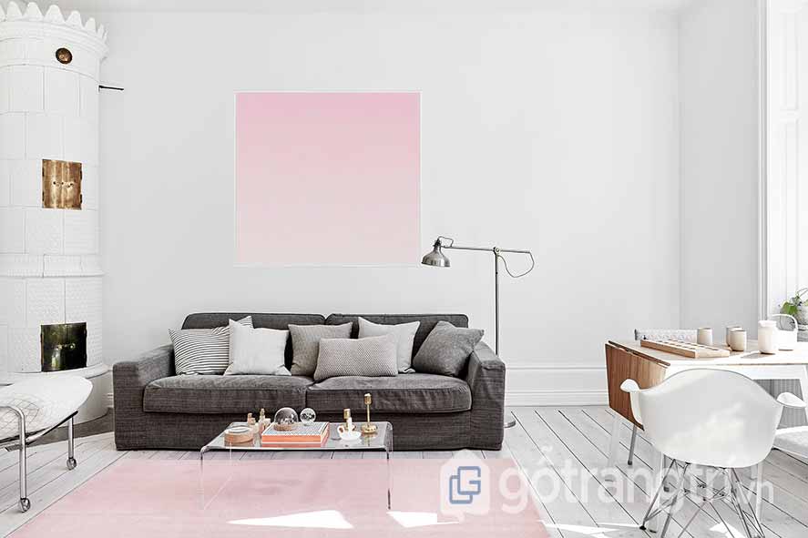 Thiết kế nội thất phòng khách phong cách Scandinavian