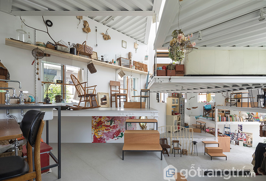 Nghệ thuật xếp 7 tầng trong căn hộ hiện đại tại Nhật Bản | Gỗ Trang Trí