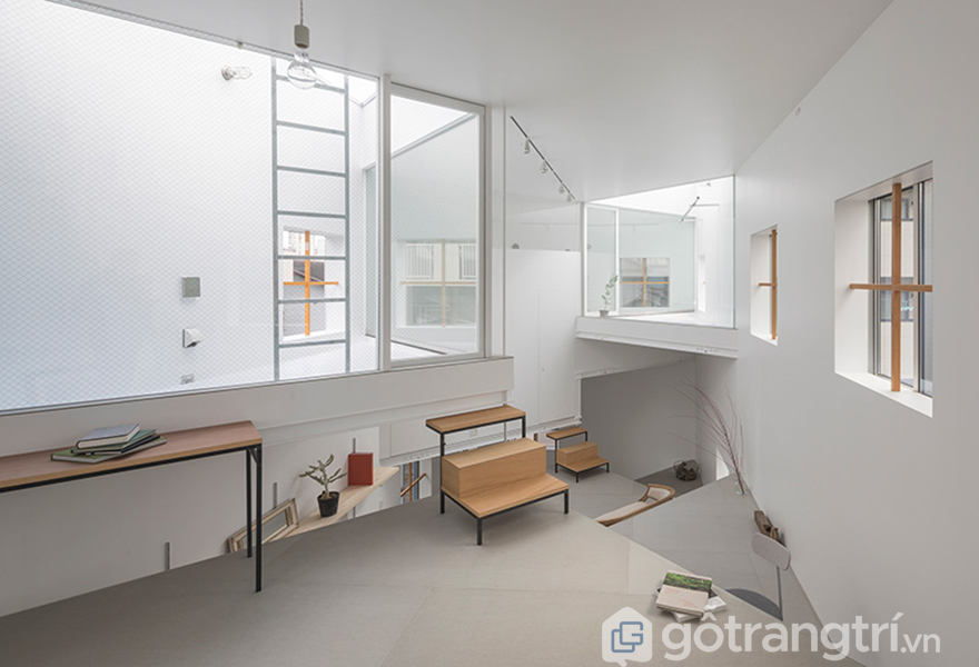 Nghệ thuật xếp 7 tầng trong căn hộ hiện đại tại Nhật Bản | Gỗ Trang Trí