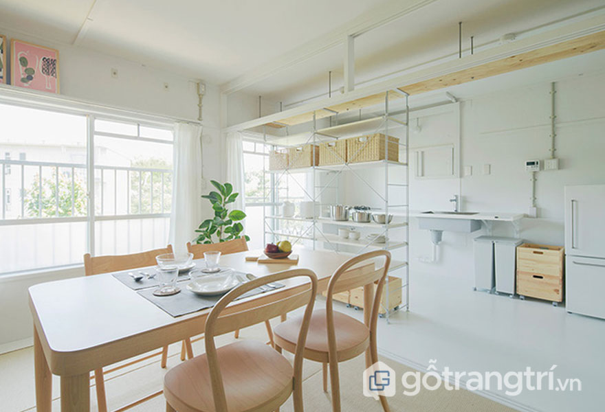 CĂN HỘ NHỎ 56M² TẠI NHẬT TRÀN NGẬP SỰ THOÁNG SÁNG, RỘNG RÃI &MDASH; GỖ TRANG TRÍ