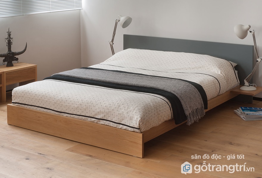 Giường ngủ gỗ sồi có tốt không? - Ảnh giường ngủ gỗ sồi 1