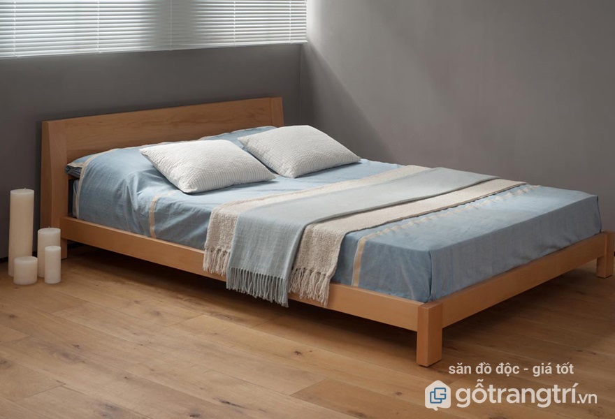 Giường ngủ gỗ sồi có tốt không? - Ảnh giường ngủ gỗ sồi 2