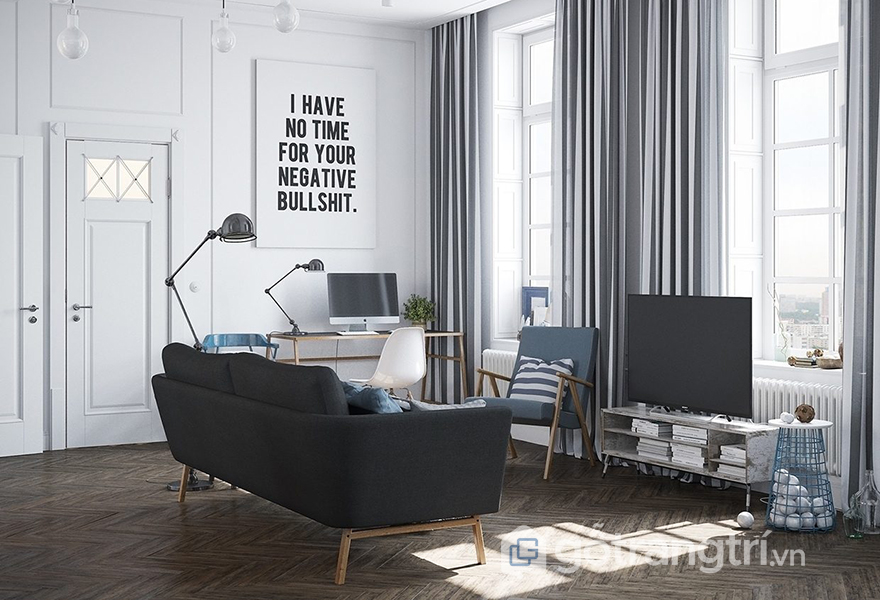 Sofa được thiết kế đơn giản