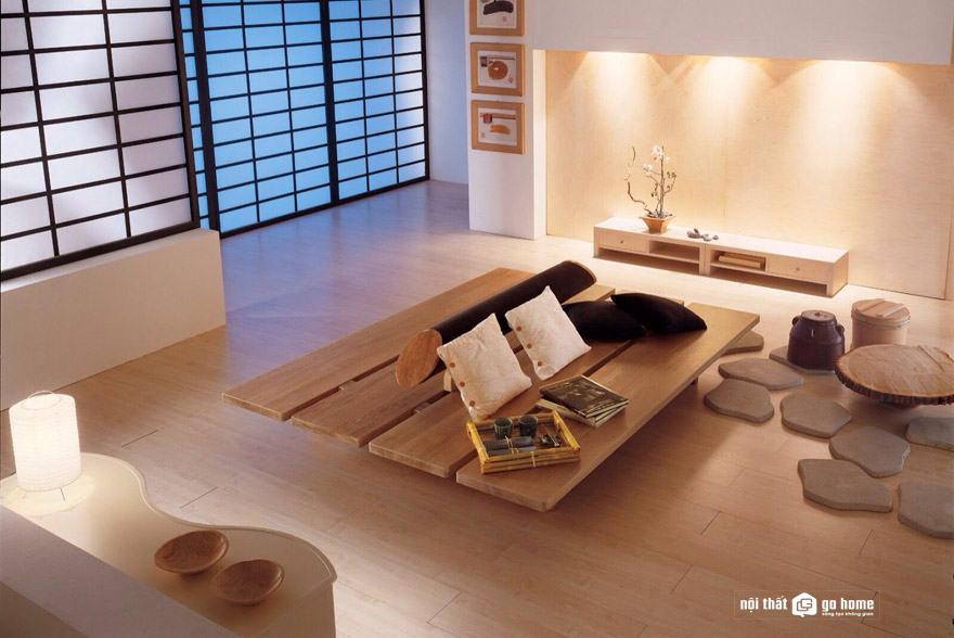 10 mẫu bàn trà gỗ Nhật đẹp đậm chất phong cách trà đạo | Gỗ Trang Trí