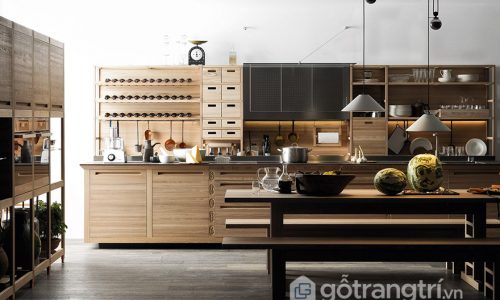 Ngắm nhìn thiết kế nhà bếp truyền thống kiểu mới phong cách Châu Âu
