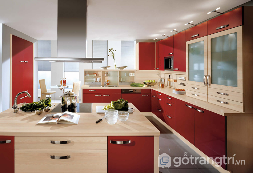 Thiết kế tủ bếp hiện đại mang giá trị thẩm mỹ cao