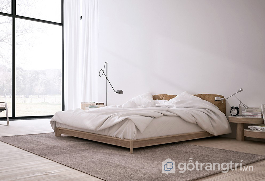 Không gian phòng ngủ mang phong cách tối giản