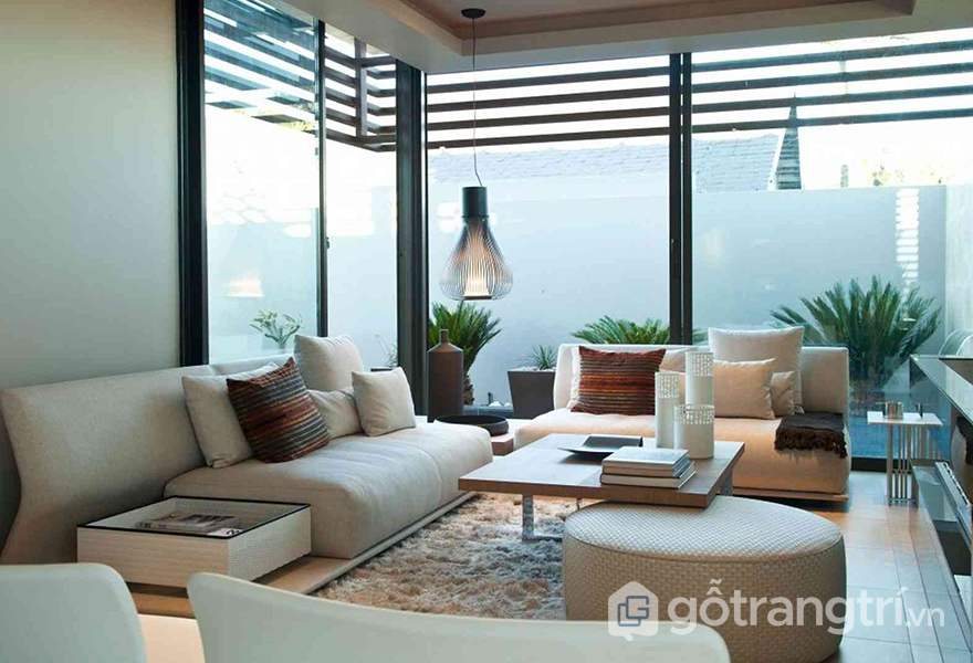 Phong cách nhiệt đới với màu xanh tươi mát mẻ