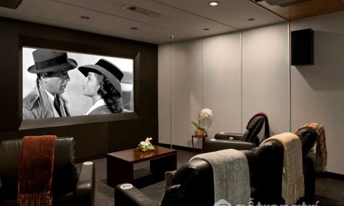 Thiết kế rạp chiếu phim trong nhà – nơi thư giãn cho cả gia đình