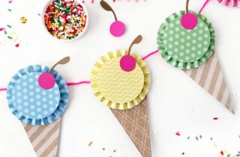 Trang trí nhà độc đáo với hình tượng cây kem ốc quế siêu "cool"