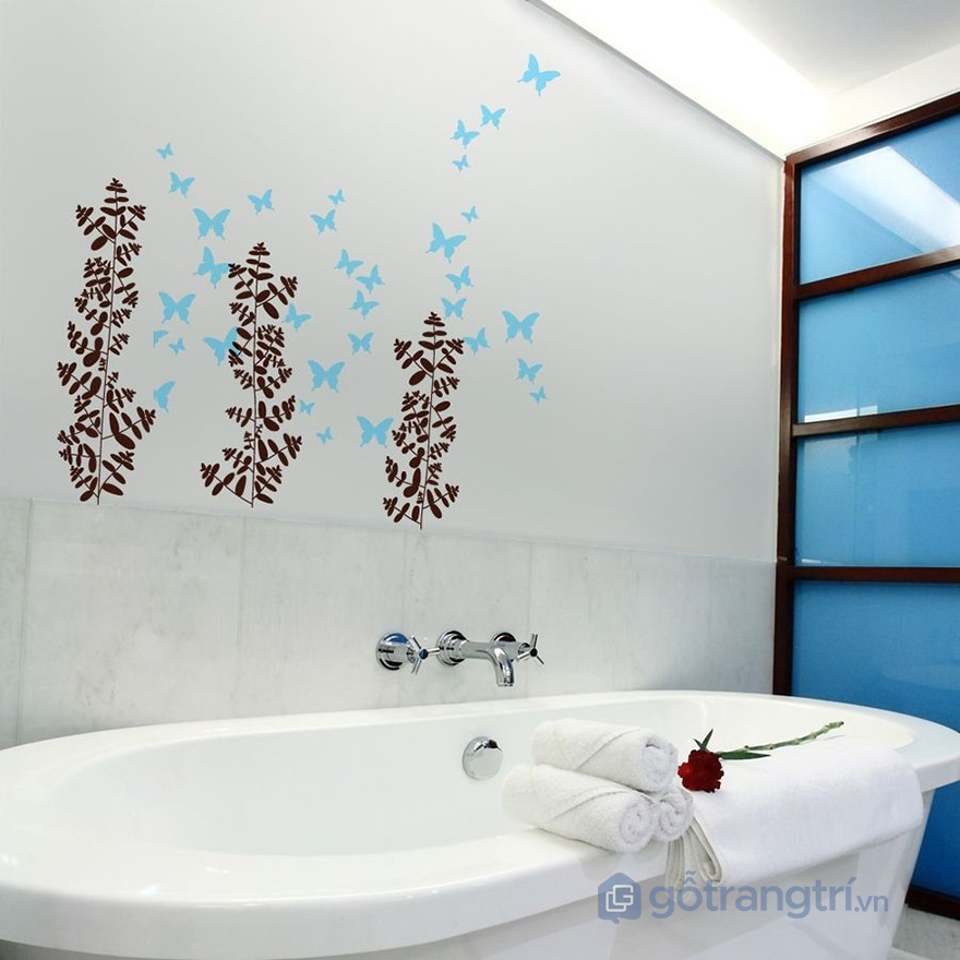 Không gian phòng tắm mát mẻ