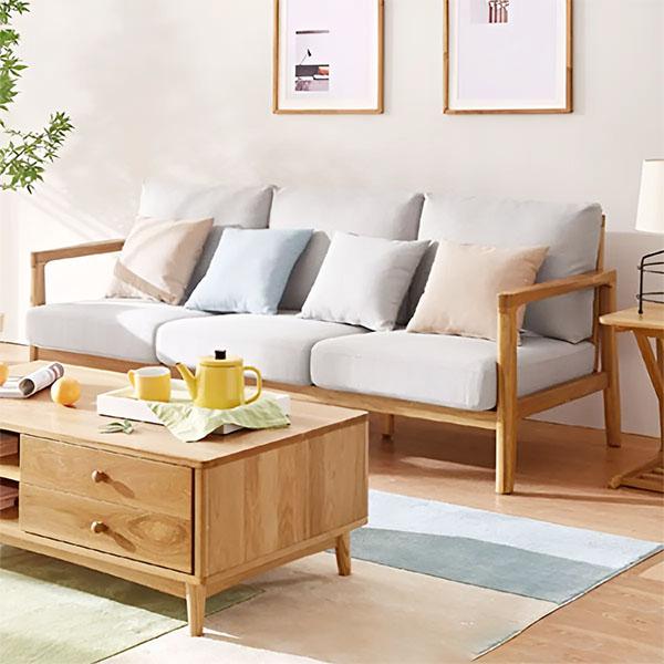 Ghế sofa phòng khách bọc nỉ