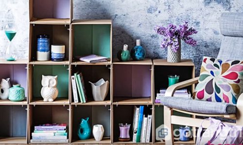 Hướng dẫn cách làm kệ đựng sách bằng giấy carton cực đơn giản