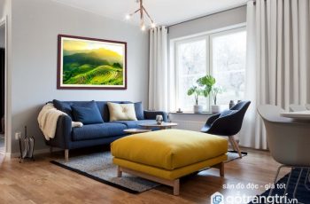 Cách treo tranh trong phòng khách hợp phong thủy bạn đã biết?