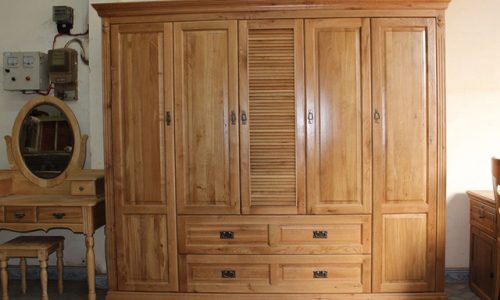 Những mẫu tủ quần áo gỗ tự nhiên đẹp và được yêu thích nhất 2018