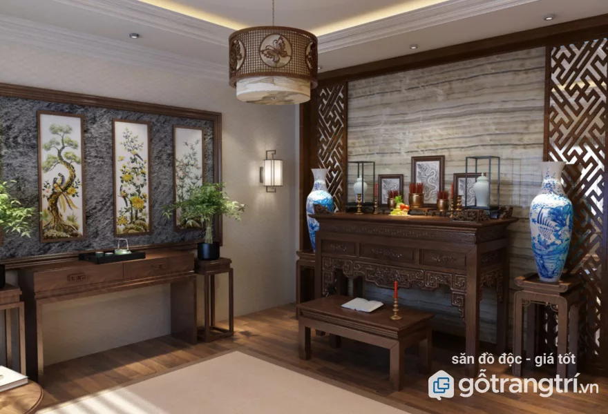 Nguyên tắc chiếu sáng trong phòng thờ