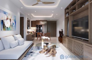 Khám phá căn hộ đẳng cấp với toàn bộ nội thất làm từ gỗ tự nhiên