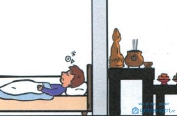 phòng ngủ sát phòng thờ