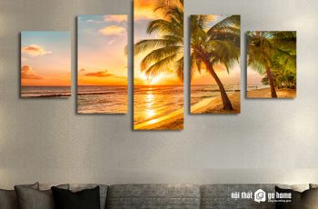 Tranh canvas là gì? Tranh canvas phong thuỷ đẹp cho phòng khách