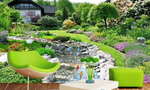 Vì sao nên chọn tranh dán tường 3D phong cảnh trong trang trí nhà cửa?