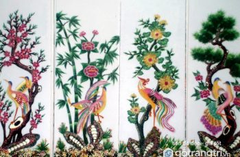 Tranh treo phòng khách cho người mệnh Mộc mang lại may mắn
